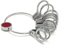 T H TOOLS CENTRE Ring Sizer for Measuring Finger Ring Sizes, Includes 4-13 Flat Rings Ring Gauge