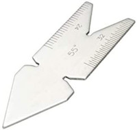 AASTHA TOOLS 55 Degree Stainless Steel Center Gauges Inch/Metric with 14ths, and 20ths Radius Gauge