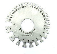 Buyohlic SWG Round Gauge Metal Wire sheet Thickness Diameter Gauge Radius Gauge