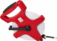 MSSI 100m Fiberglass Measuring Tape Open Reel with Handle Measurement Tape(100 m)