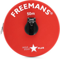 FREEMANS FG-50 Goldstar Plus Fibreglass Measuring Tape - 50m:13mm Measurement Tape(50 m)