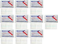 Agarwals Gauze & Cotton Tissue Sterile Combine Dressing Surgical Pad 10CMx20CM (10PCS) Interactive dressings Medical Dressing(Pack of 10)