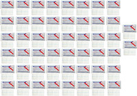 Agarwals Gauze & Cotton Tissue Sterile Combine Dressing Surgical Pad 10CMx20CM (50PCS) Interactive dressings Medical Dressing(Pack of 50)