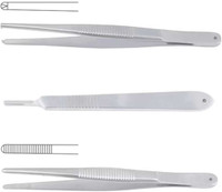 ARINEO Dissecting tooth forcep, dissecting plain forcep, scalpel handle COMBO Medical Equipment Combo
