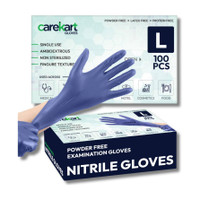 CAREKART POWDER-FREE NITRILE GLOVES | ALL PURPOSE MEDICAL GRADE SURGICAL GLOVES Nitrile Surgical Gloves(Pack of 100)