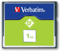 Verbatim C F Card 1GB (133X Speed) 1 GB Compact Flash 6.5 MB/s  Memory Card Compatible with Camera, Mobile