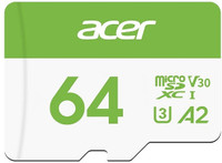 Acer BL.9BWWA.302 MSC300 64 GB MicroSD Card UHS Class 3 160 MBPS  Memory Card Compatible with Mobile