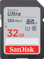SanDisk SDSDUN4-032G-GN6IN Ultra 32 GB SDHC UHS-I Card Class 10 120 Mbps  Memory Card Compatible with Camera