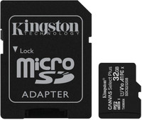 KINGSTON Canvas Select Plus 32GB microSD Card Class 10 UHS-I speeds up to 100MB/s with Adapter (SDCS2/32GBIN) UHS-I 32 GB MicroSD Card Class 10 100 MB/s  Memory Card Compatible with Camera, Computer, Mobile, Tablet(With Adapter)