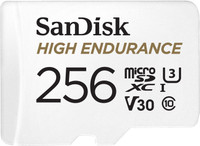 SanDisk SDSQQNR-256G-GN6IA High Endurance 256 GB MicroSD Card Class 10 100 MB/s  Memory Card Compatible with Camera, Mobile