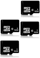 PTCMart Class 10 ( pack of 4 ), 16 GB Micro SD Card ( 48 MB/s transfer speed Great for Cell phones, Smartphones, Android Tablets, Tablet PCs. Great speed and performance for video recording ) pro 16 GB MicroSD Card Class 10 48 MB/s  Memory Card Compatible with Camera, Computer, Gaming Console, Mobil