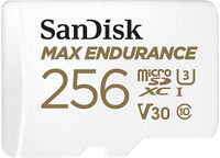 SanDisk SDSQQVR-256G-GN6IA Max Endurance 256 GB MicroSDHC Class 10 100 MB/s  Memory Card Compatible with Camera