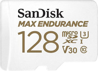 SanDisk SDSQQVR-128G-GN6IA Max Endurance 128 GB MicroSDHC Class 10 100 MB/s  Memory Card Compatible with Camera