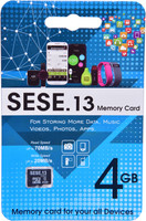 SE.13 SESE 4 GB MicroSDHC Class 10 70 MB/s  Memory Card