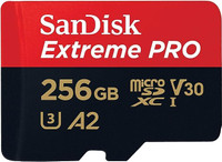 SanDisk SDSQXCD-256G-GN6MA Extreme Pro 256 GB MicroSDHC Class 10 200 MB/s  Memory Card Compatible with Camera, Mobile