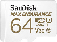 SanDisk SDSQQVR-064G-GN6IA Max Endurance 64 GB MicroSDHC Class 10 100 MB/s  Memory Card Compatible with Camera