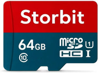 STORBIT SD CARD High-Speed Storage Card for Smartphones, Tablets, and Action Cameras HC 1 64 GB MicroSDXC Class 10 10 MB/s  Memory Card Compatible with Camera, Computer, Mobile, Tablet