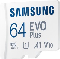 SAMSUNG Evo Plus Micro 64 GB MicroSDXC Class 10 130 MB/s  Memory Card(With Adapter)