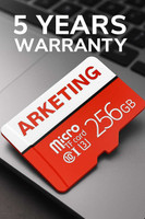 ARKETING DS/256 XZ/256 256 GB MiniSD Card Class 10 120 MB/s  Memory Card Compatible with Camera, Gaming Console, Mobile, Tablet