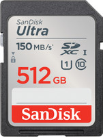 SanDisk SDSDUNC-512G-GN6IN Ultra 512 GB SDHC UHS-I Card Class 10 120 Mbps  Memory Card Compatible with Camera
