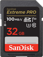 SanDisk SDSDXXO-032G-GN4IN Extreme Pro 32 GB SDHC Class 10 100 MB/s  Memory Card Compatible with Camera