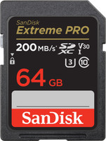 SanDisk SDSDXXU-064G-GN4IN Extreme Pro 64 GB SDHC Class 10 200 MB/s  Memory Card Compatible with Camera