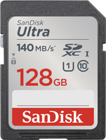 SanDisk SDSDUNB-128G-GN6IN Ultra 128 GB SDHC UHS-I Card Class 10 120 Mbps  Memory Card Compatible with Camera