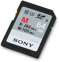 SONY M-Series 64 GB SDXC UHS-I Card Class 2 260 MB/s  Memory Card