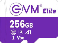 EVM EETF/256GU3 U3 V30 256 GB TF Card Class 10 100 MB/s  Memory Card Compatible with Camera, Mobile, Tablet
