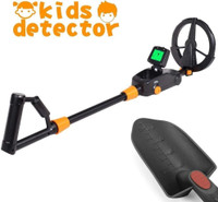 SHOPOGENIX Waterproof Kids Metal Detector with Treasure Digging Tools Advanced Metal Detector
