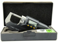 ARCSOL Digital Micrometer 0-25mm Range, 1 Micron Resolution, LCD Display, Durable Micrometer Screw Gauge