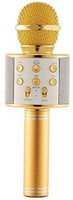 Seraphic Wireless Karaoke Microphone with Built-in Speaker, Portable 2-in-1 Design Microphone