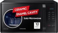 Samsung 23 L Auto Cook Programs, Child Safety Lock, Memory Feature, Deodorization Solo Microwave Oven(MS23A3513AK, BLACK)