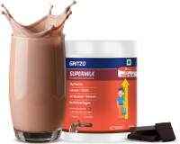 Gritzo SuperMilk Growth+ (13+y Boys), 13g Protein Powder, Double Chocolate(200 g)