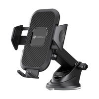 Portronics Car Mobile Holder for Dashboard, Windshield(Black)