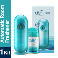Godrej Aer Matic Room Freshener -Cool Surf Blue Automatic Spray Matic Combi(210 ml)
