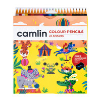 Camlin Full Size Hexagonal Shaped Color Pencils(Set of 25, Multicolor)