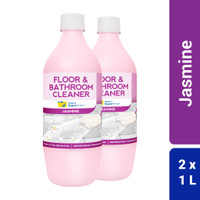 Flipkart Supermart Home Essentials Floor and Bathroom Cleaner - Jasmine(2 x 1 L)
