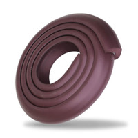 LuvLap Furniture Edge Guard Strips for Baby safety with 3M Adhesive, 2 Metre, Non Toxic, BPA Free(Brown)