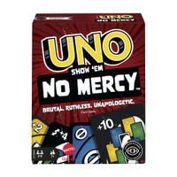 mattel GAMES UNO Show em No Mercy Card Game for Kids, Adults, Parties and Travel(Multicolor)