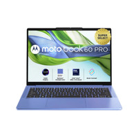 MOTOROLA Motobook 60 Pro Full Metal AI PC WUXGA OLED Intel Core Ultra 5 225H - (16 GB/512 GB SSD/Windows 11 Home) 14IAH101 Thin and Light Laptop(14 inch, PANTONE Wedgewood, 1.39 kg, With MS Office)