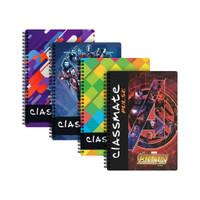 Classmate Pulse 1 Subject (24 X 18 cm) Spiral B5 Notebook Single Line 200 Pages(Multicolor, Pack of 4)