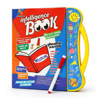 KOBBET Intelligence Book for English Letters & Words Learning Book Fun Educational Toys(Multicolor)
