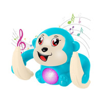 KOBBET Dancing Monkey Musical Toys for Tumble Toy with Voice Control Light & Sound Toys(Multicolor)