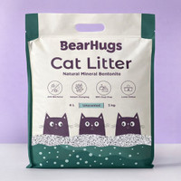 BearHugs Cat litter - Unscented Pet Litter Tray Refill