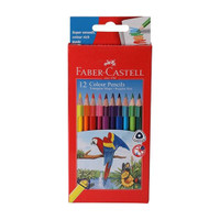 FABER-CASTELL Colour Pencils Triangular Shaped Color Pencils(Set of 12, Assorted)