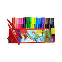 FABER-CASTELL Basket 25 Shades Connector Pens Medium Point Tip Nib Sketch Pens  with Washable Ink(Set of 1, Multicolor)