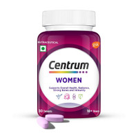 Centrum Women|Supports Overall Health (Veg) |World's No.1 Multivitamin(30 Tablets)