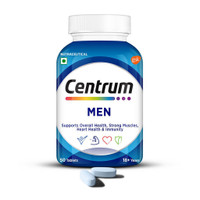 Centrum Men|Supports Overall Health (Veg) | World's No.1 Multivitamin(50 Tablets)