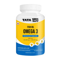 TATA 1mg Fish Oil Capsules for Hearth and Bone Health(60 x 1 Capsules)